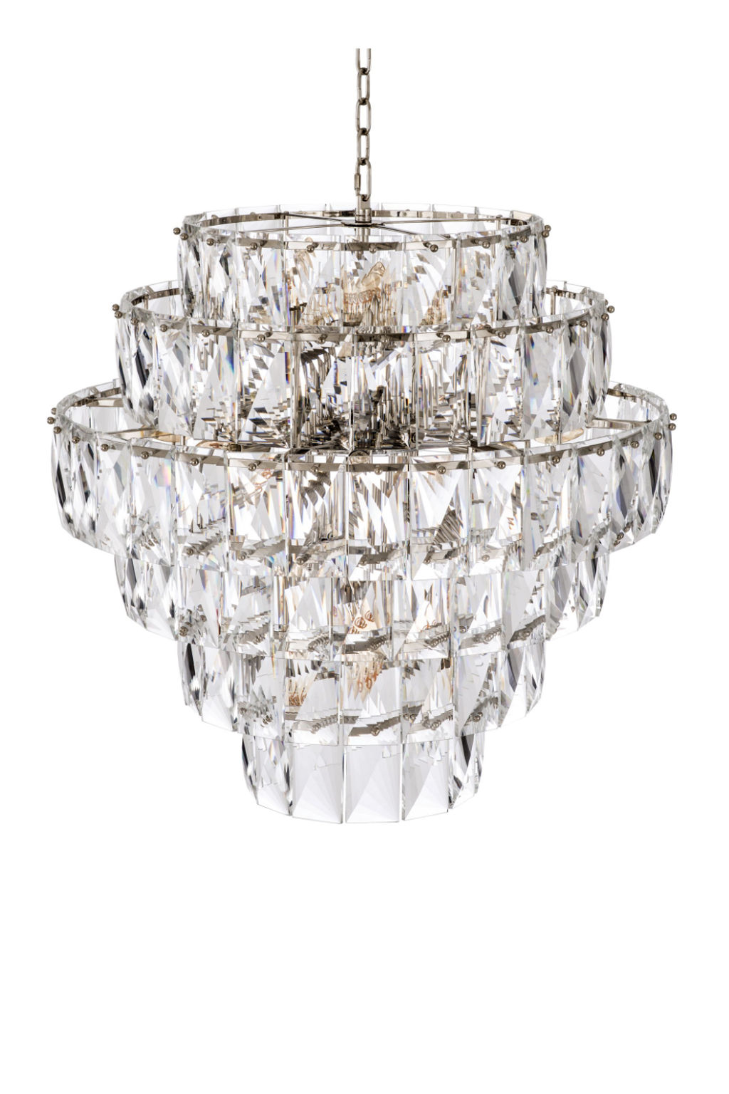 Glass Layered Chandelier Eichholtz Amazone L