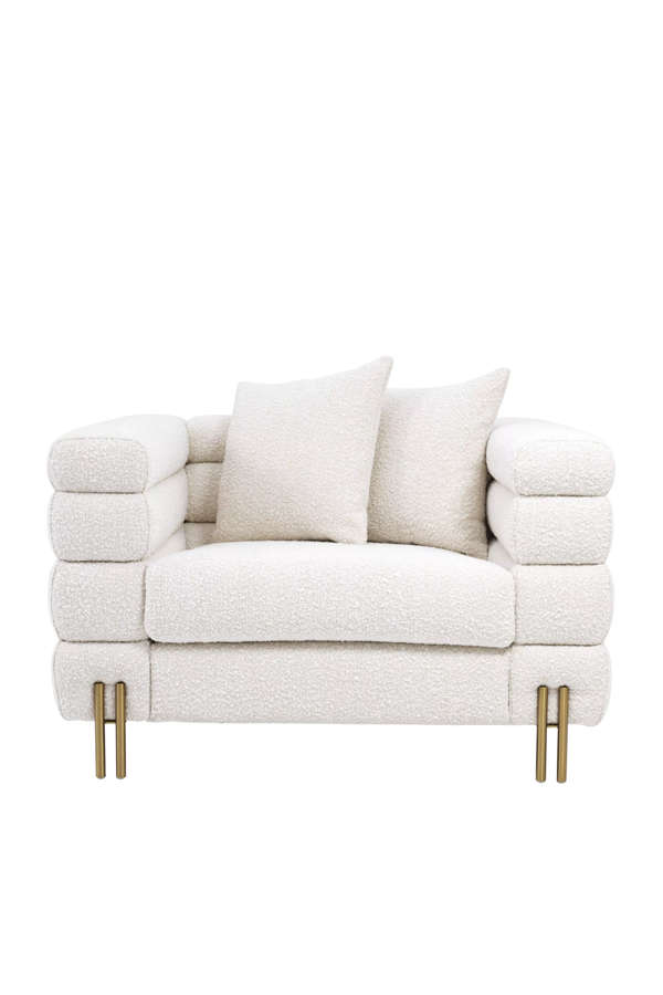 Chair York. Bouclé Cream