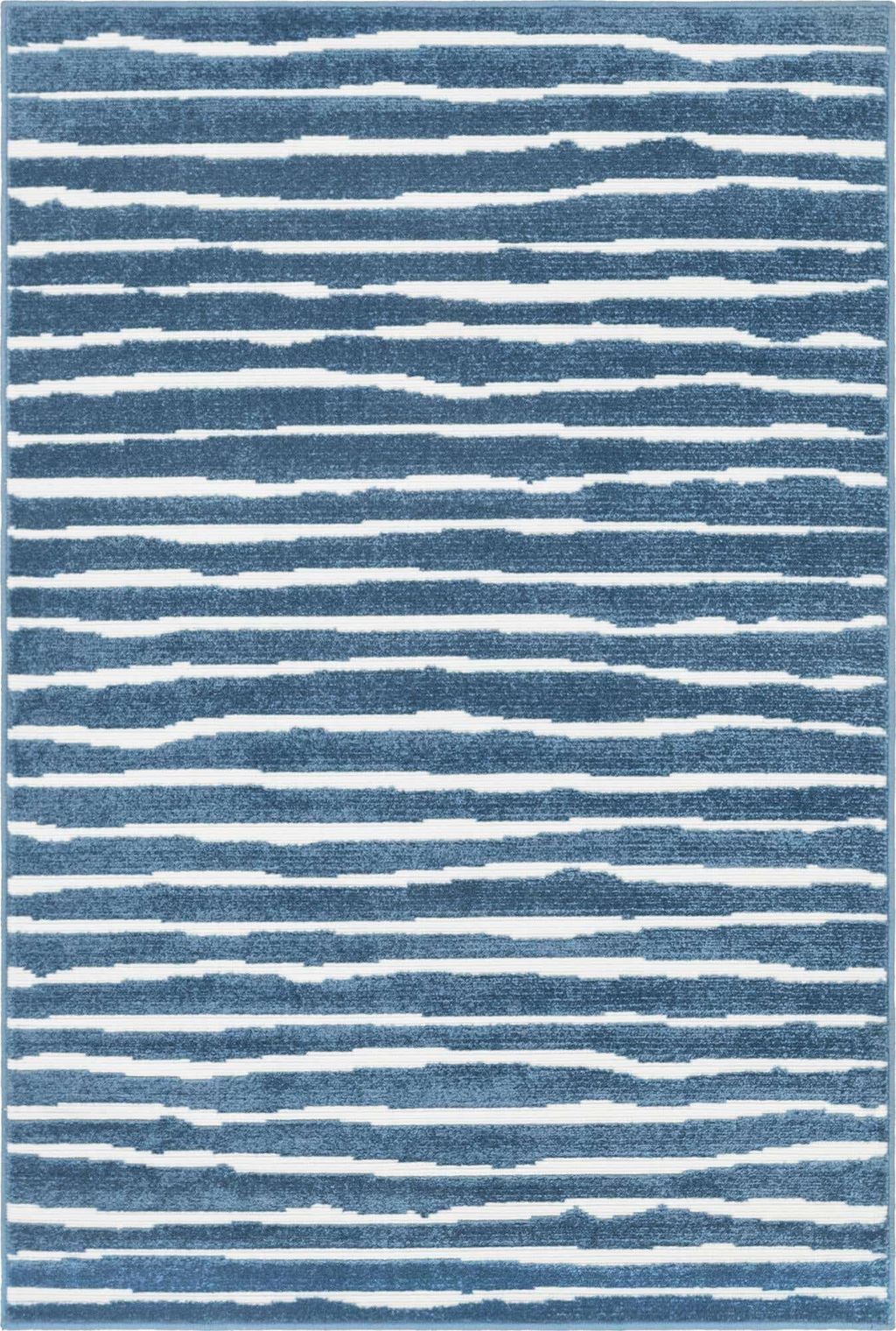 Blue 9' X 12' Sabrina Soto Outdoor Rectangle Rug (3146172)
