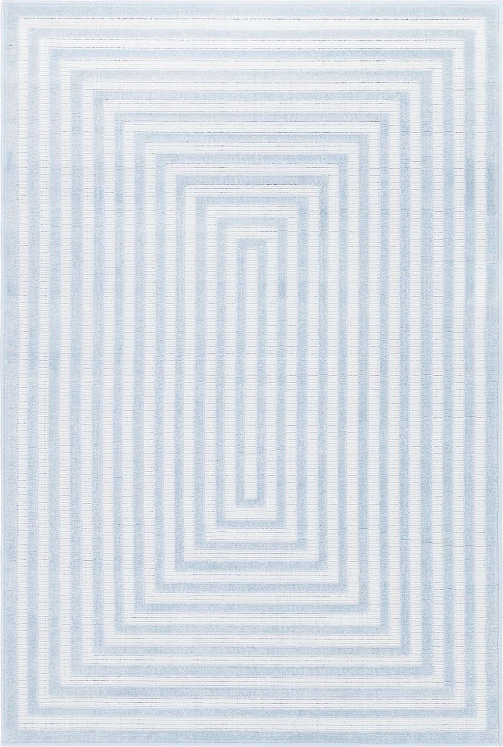 Preview image for Light Blue 5' X 8' Sabrina Soto Outdoor Rectangle Rug (3146150)