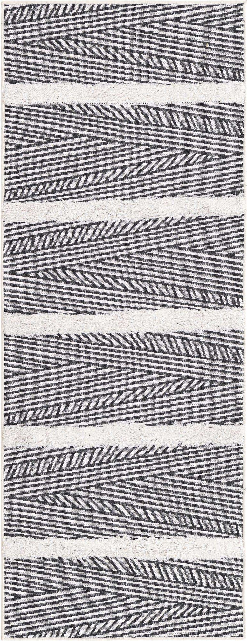Preview image for Black 2'3" X 6' Sabrina Soto Casa Runner Rug (3153711)