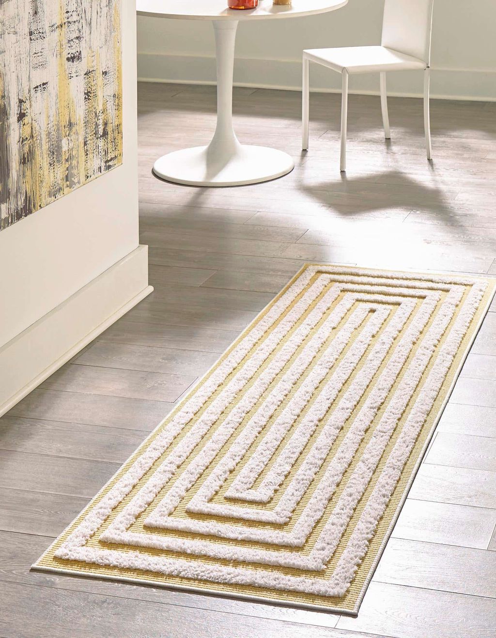 Yellow 2'7" X 12' Sabrina Soto Casa Runner Rug (3153618)