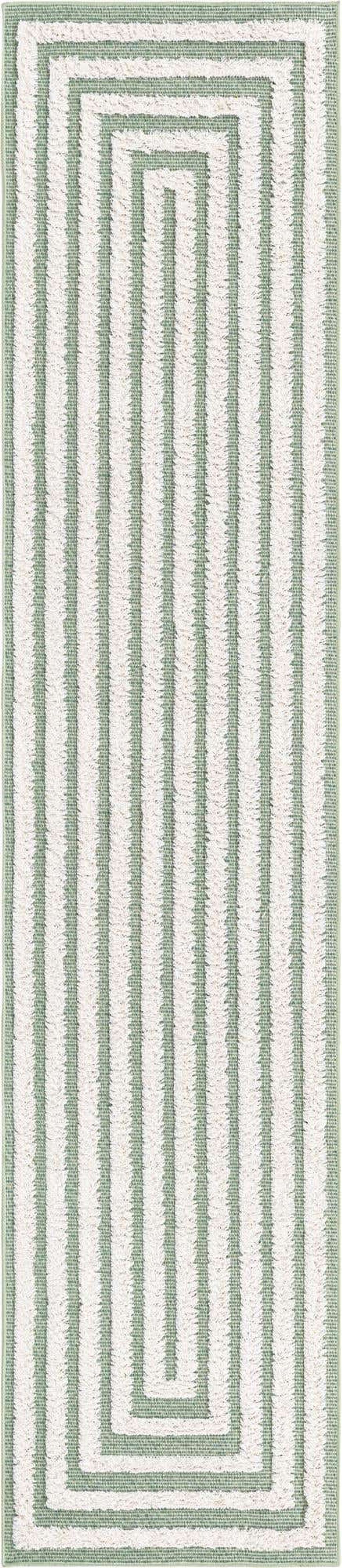 Preview image for Green 2'7" X 12' Sabrina Soto Casa Runner Rug (3153608)