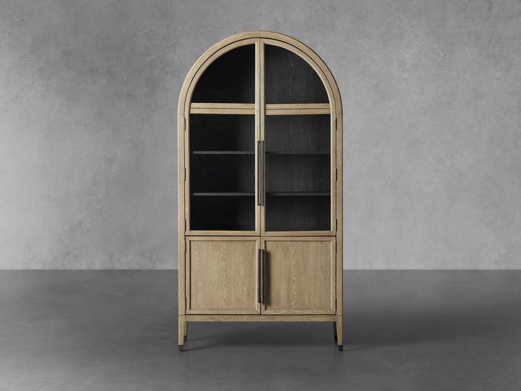 Preview image for Hattie 36" Glass Cabinet, Shitake