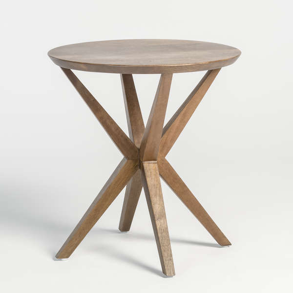 Quinn End Table In Brindled Ash