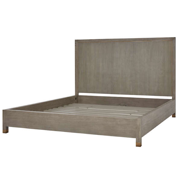 Caleb Queen Bed In Brushed Smoke