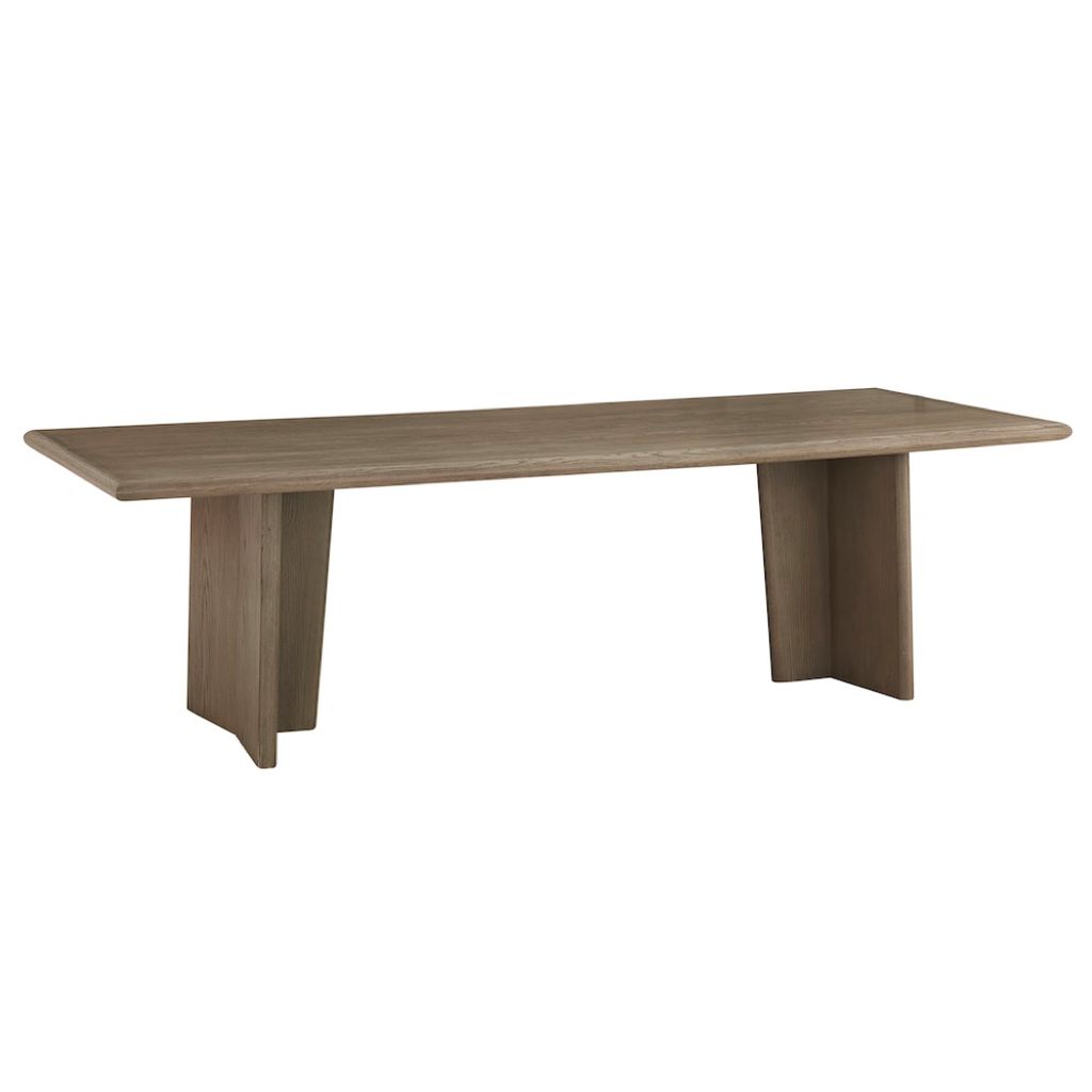 Randall Dining Table In Dusted Stone