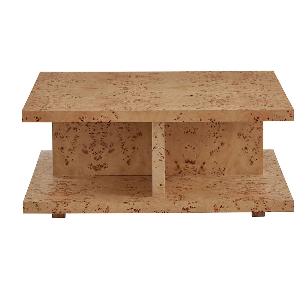 Stowe Coffee Table In Toasted Burl