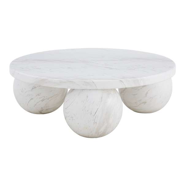 Jules Coffee Table In Marbled Coffee