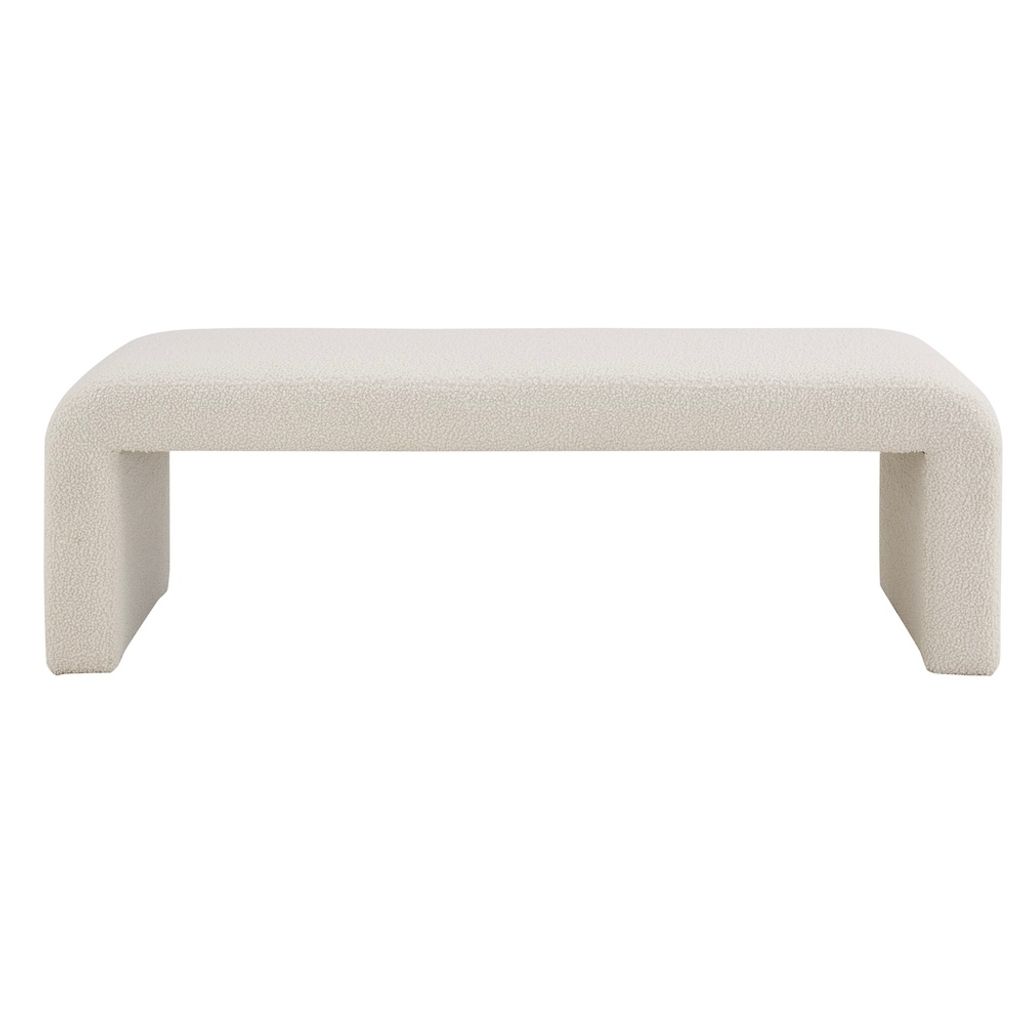 Preview image for Avery Bench In Ivory Cloud