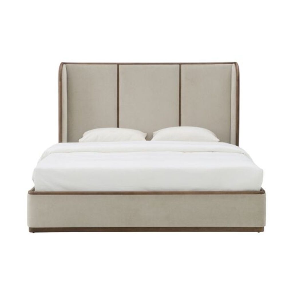 Preview image for Cameron Queen Bed In Cashmere Dove And Medium Mocha
