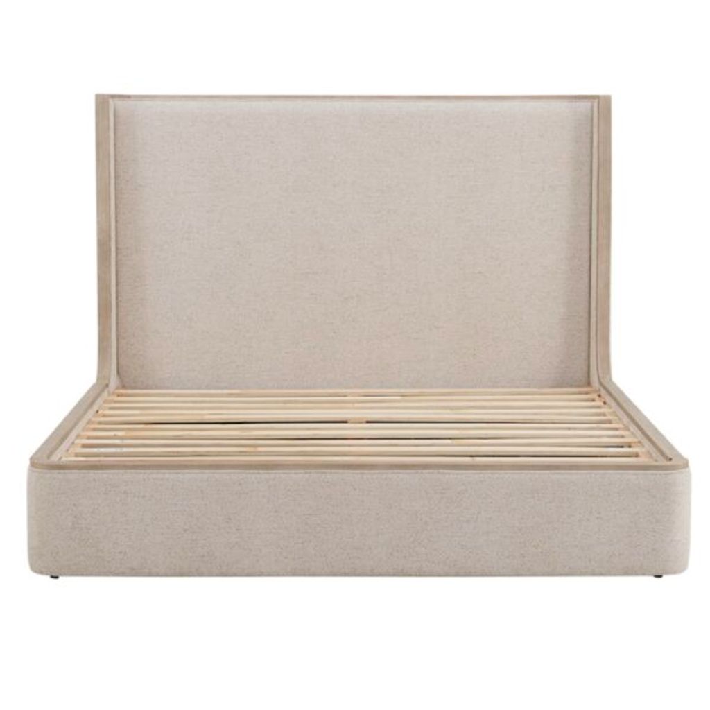 Preview image for Warner Queen Bed In Balboa Mist And Washed Stone