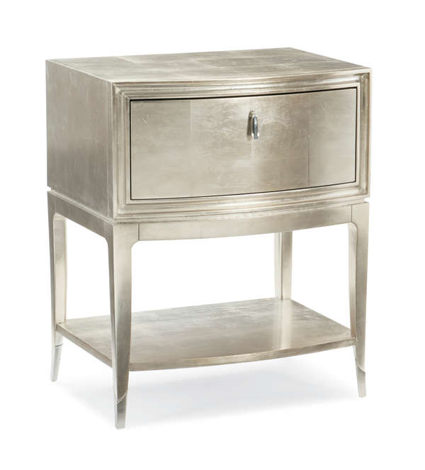 Shining Star Nightstand, Soft Silver Leaf