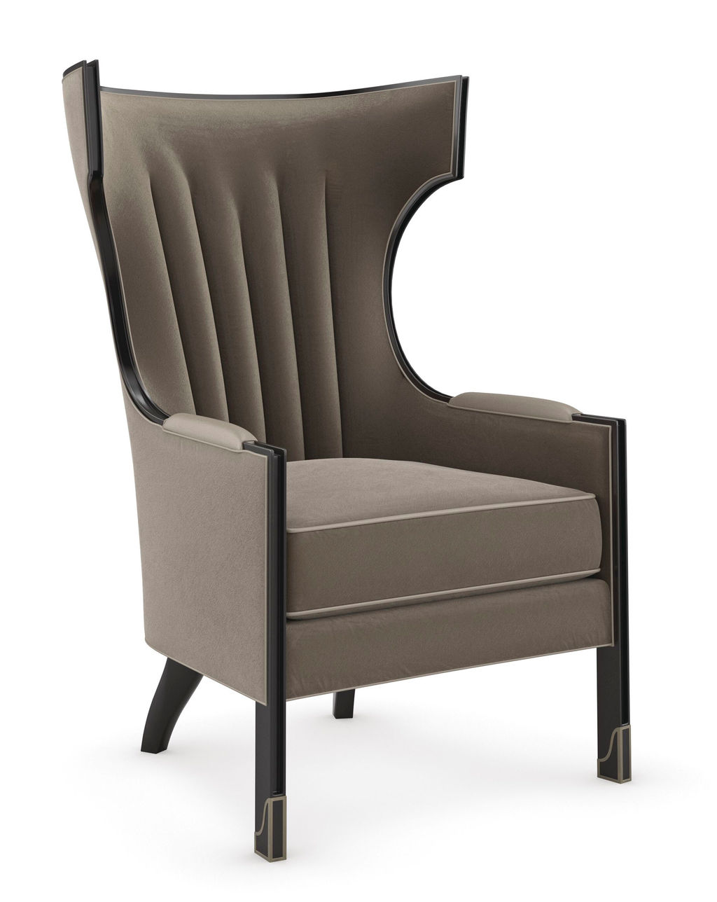 Preview image for Classic Wing Chair, Almost Black