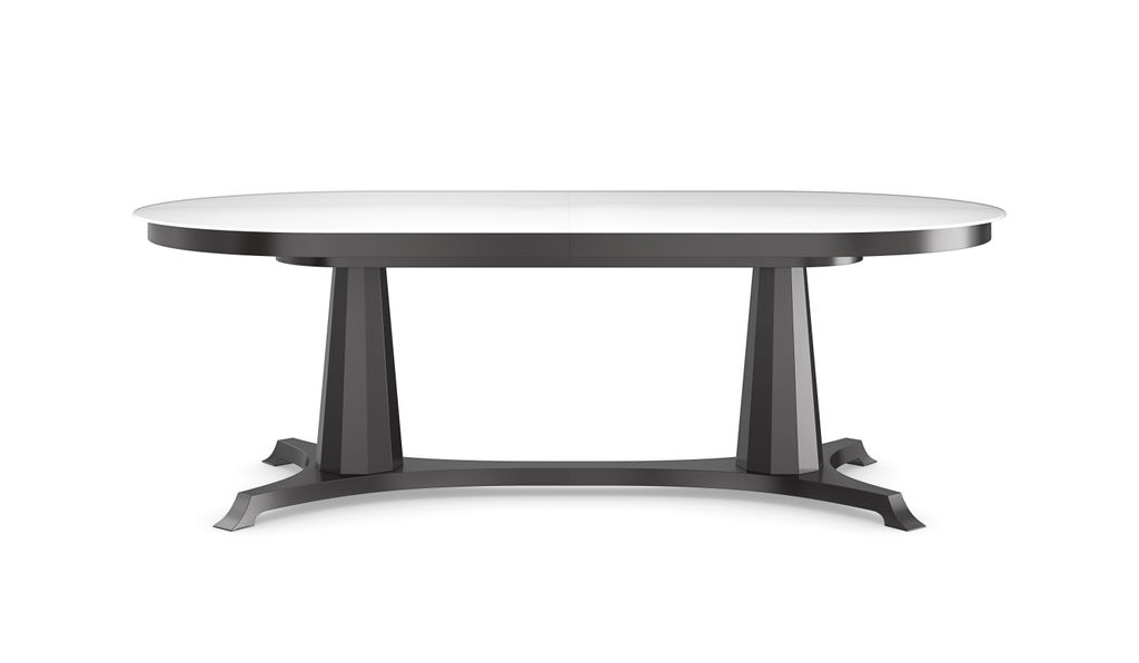 Extendable Dining Table, Almost Black