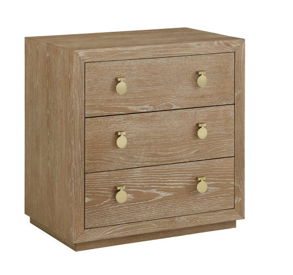 Mirage Bedside Chest, Oak