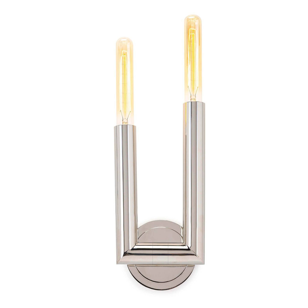 Preview image for Wolfe Sconce, Polished Nickel