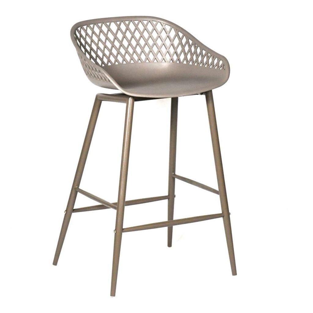 Preview image for Piazza Outdoor Counter Stool Grey (Set Of 2)
