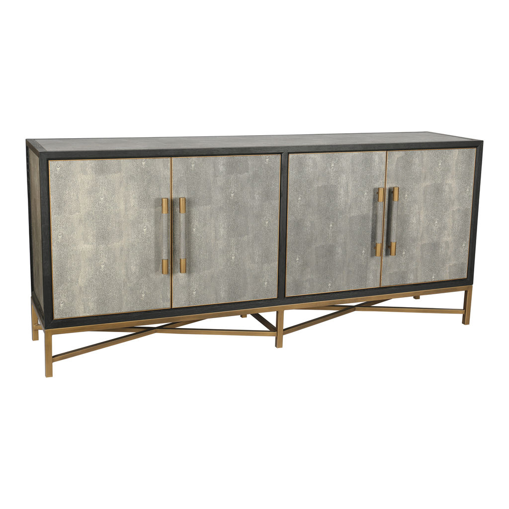 Moe's Mako Sideboard Faux Shagreen