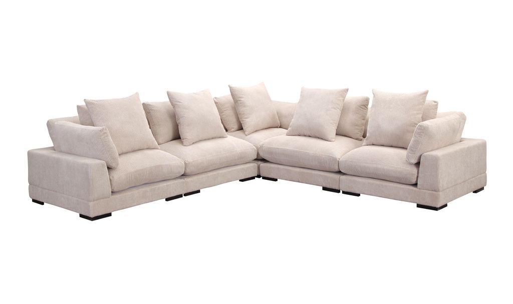 Tumble Classic L Modular Sectional, Cappuccino