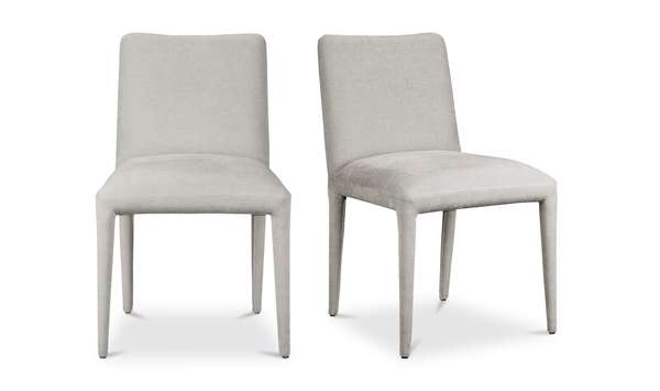 Calla Dining Chair Set Of 2 20.5" X 23.5" X 33", Light Grey