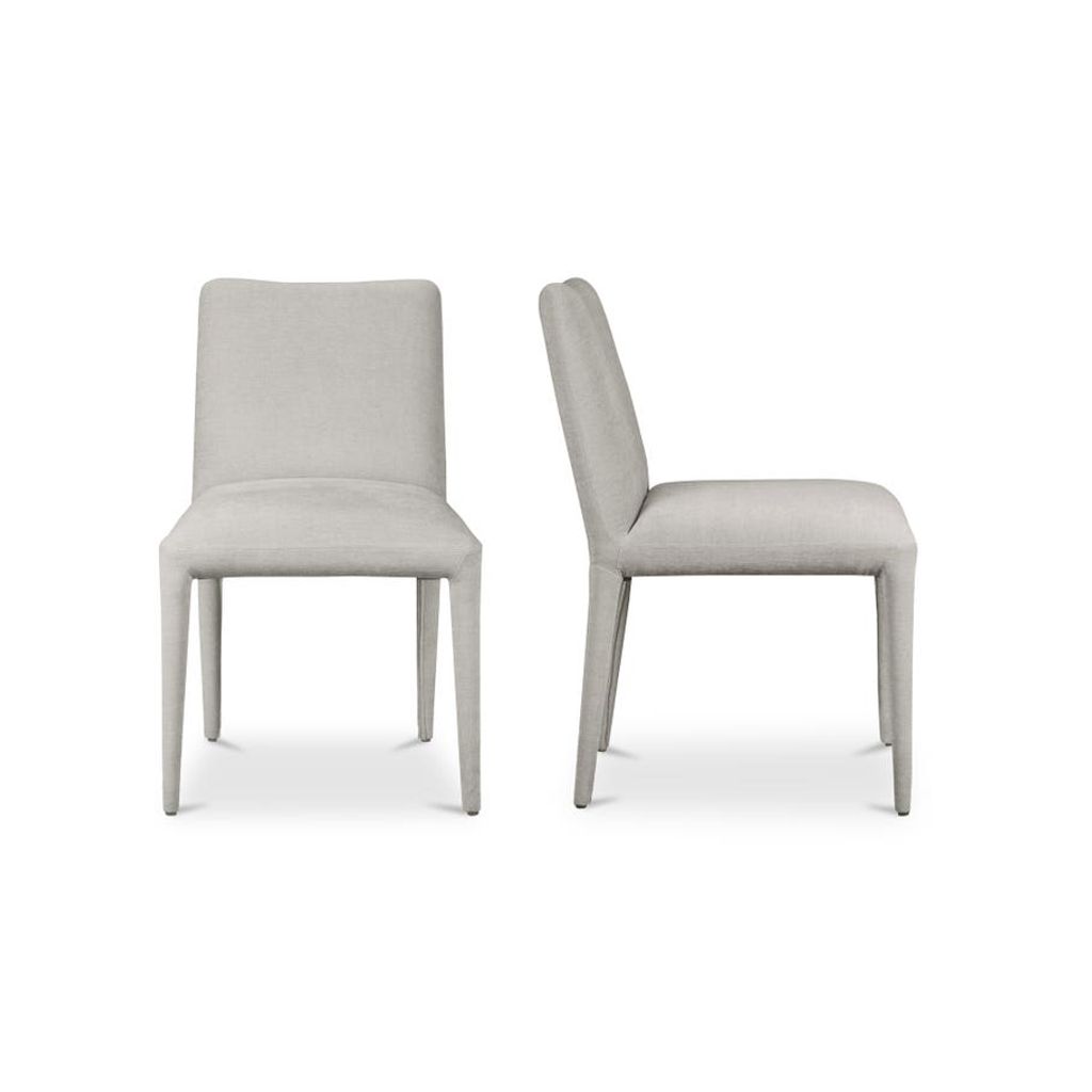 Calla Dining Chair Set Of 2 20.5" X 23.5" X 33", Light Grey