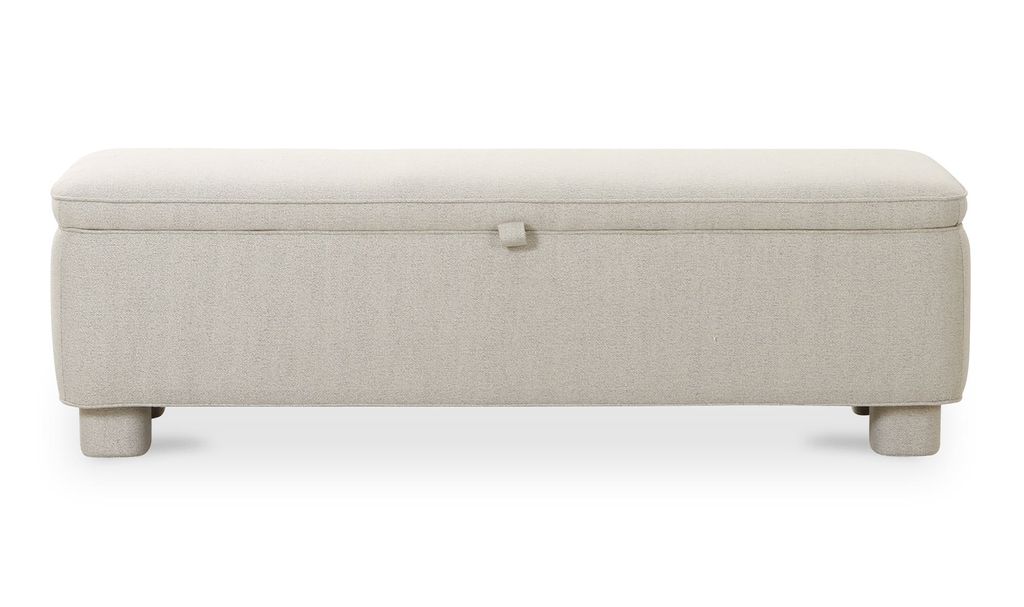 Ichigo Storage Bench 59" X 20" X 18", Light Grey