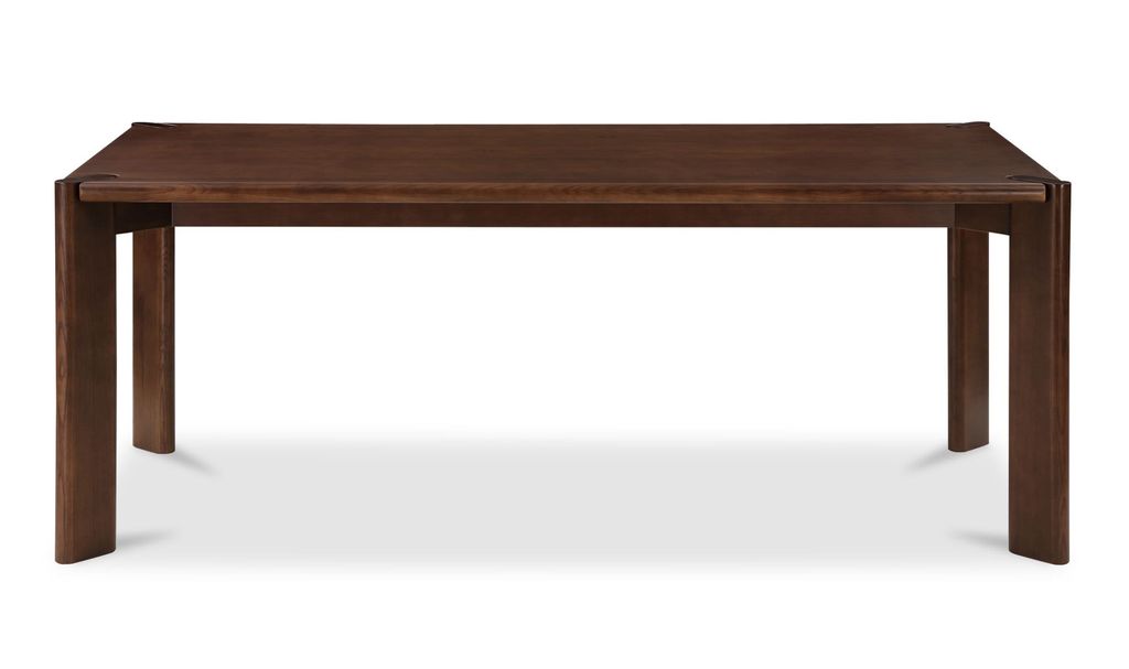 Preview image for Dining Table Walnut Stained Ash Wood 76 inch