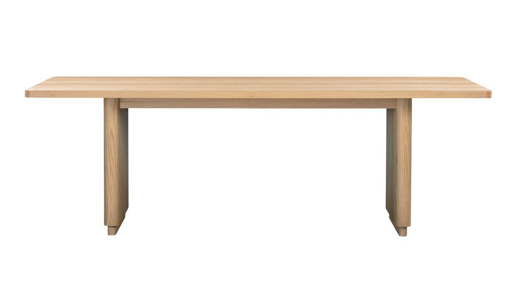 Round Off Small Dining Table, Natural Oak