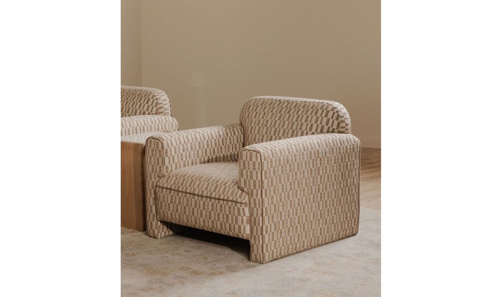 Leo Accent Chair, Taupe