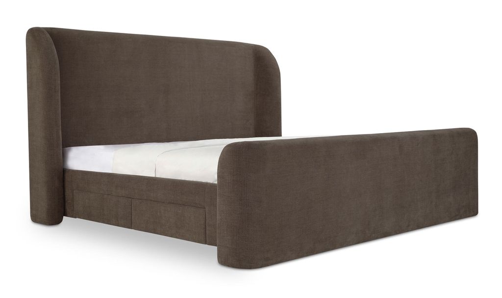 Sophia Queen Storage Bed, Brown