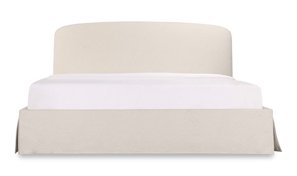 Joan King Storage Bed, Cream