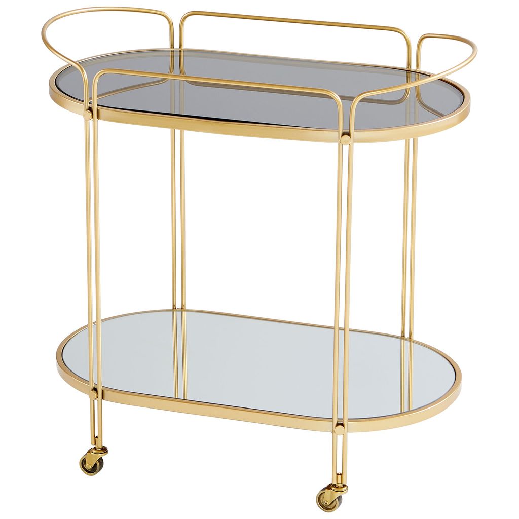 Motif Bar Cart, Gold