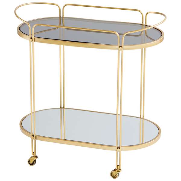 Motif Bar Cart, Gold