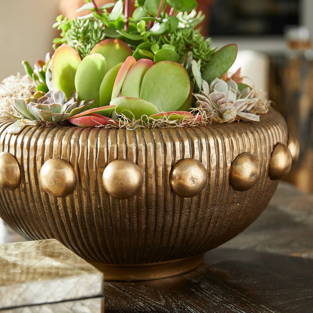 Polished Antique Brass Bowl