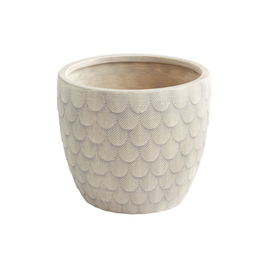 Nereus Planter, Natural Grey, Short, Small