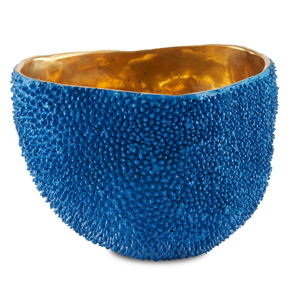 Jackfruit Large Cobalt Blue Vase