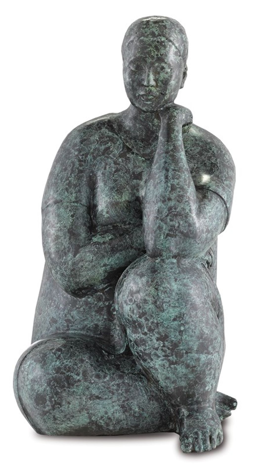 Preview image for Lady Meditating Bronze