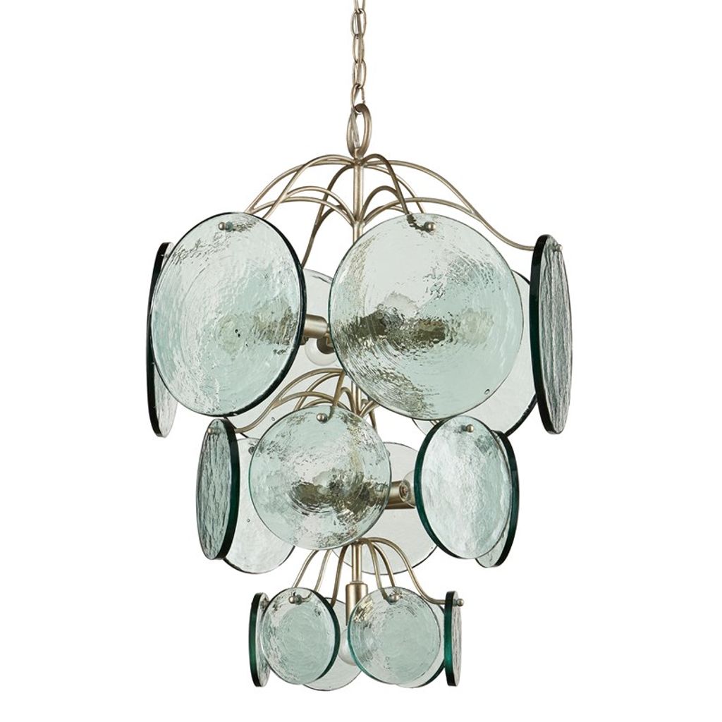 Flat Glass Chandelier