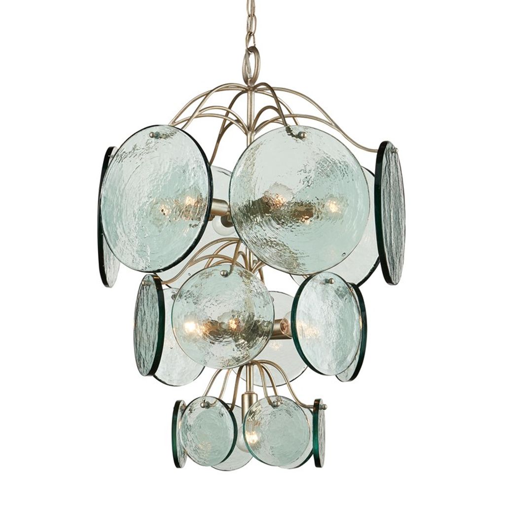 Flat Glass Chandelier