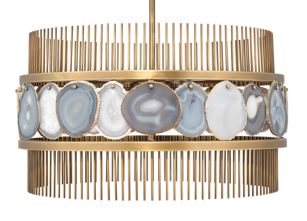Preview image for (Freight-Min. Req.) Upsala Agate Chandelier