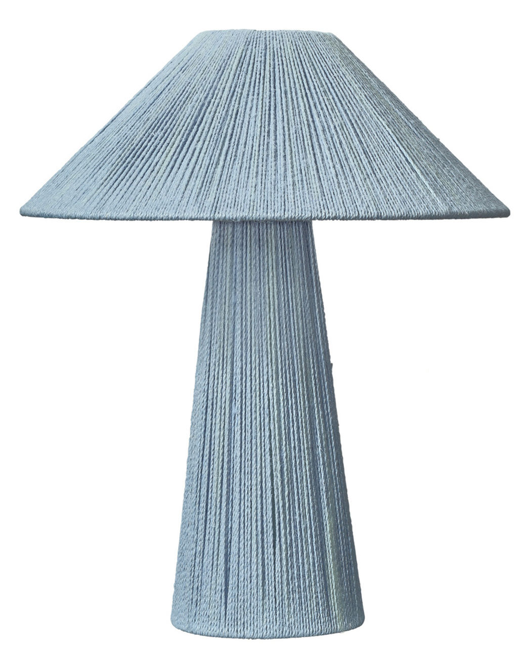 Tension Table Lamp, Blue Jute Thread