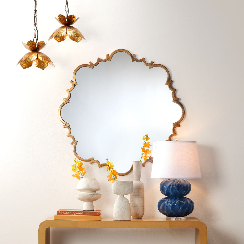 Saint Albans Mirror In Antique Gold
