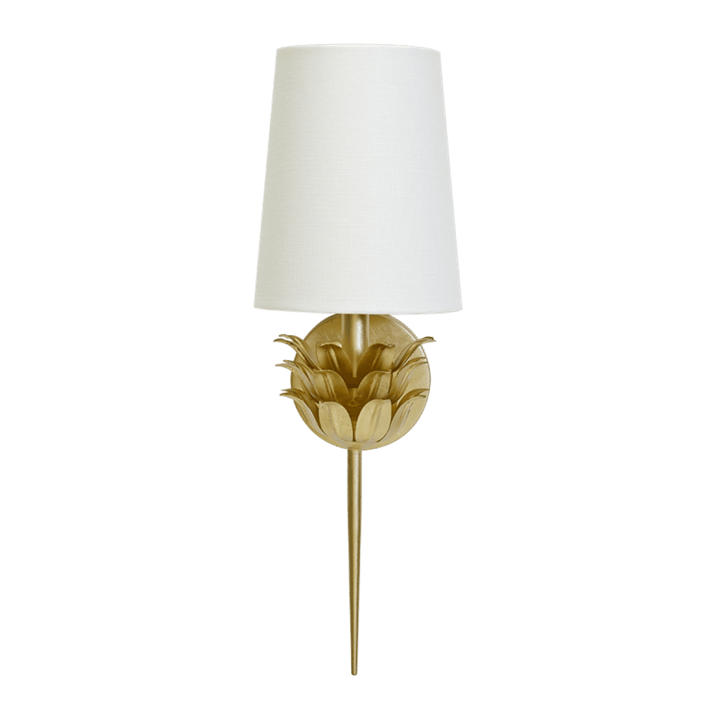 Preview image for Delilah G, Gold Leaf One Arm Sconce
