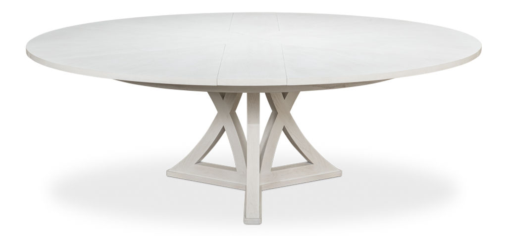 Casual Jupe Dining Table Large, Working White