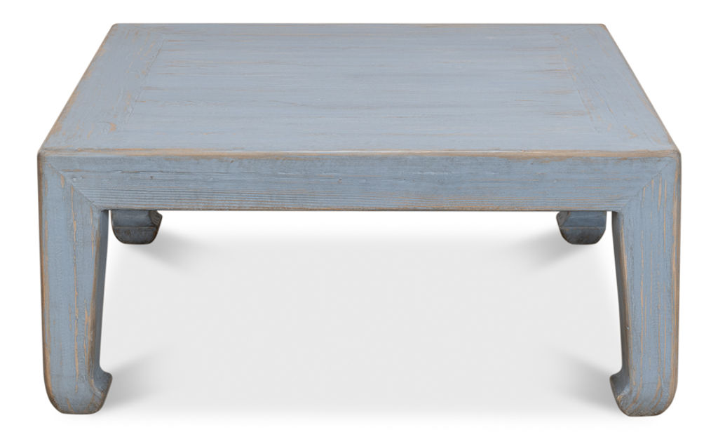 Classic Chinese Coffee Table Blue