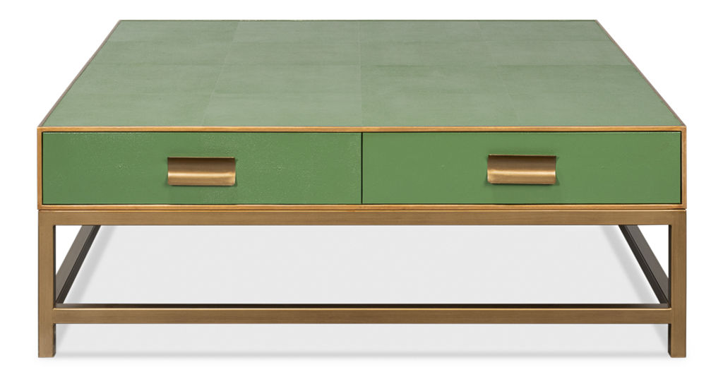 Gideon Shagreen Sq.coffee Tbl Watercress