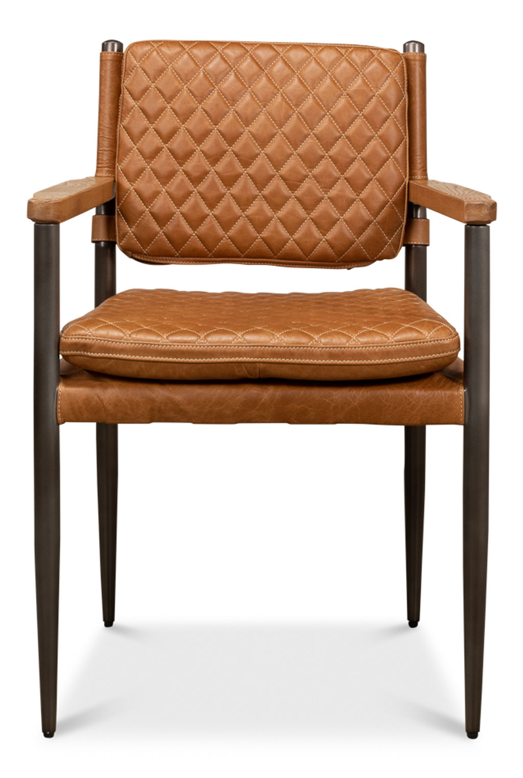 Sarreid Harley Leather Chair