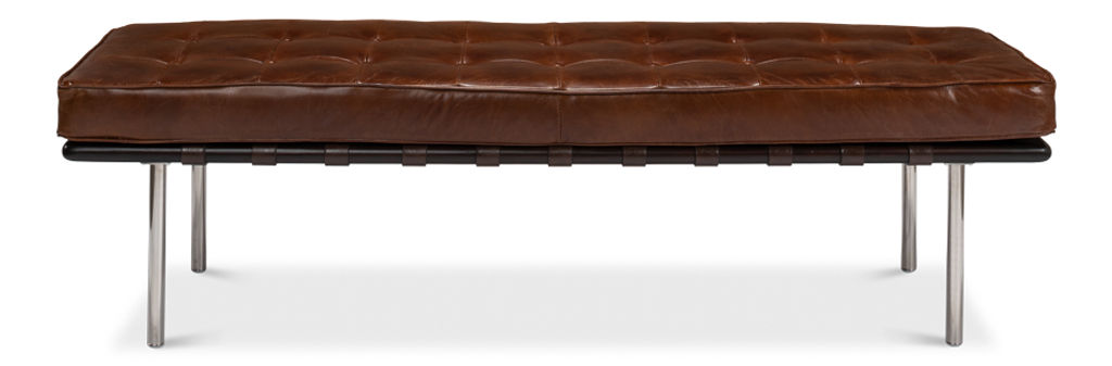 Prince Albert Bench Vintage Cigar Lthr