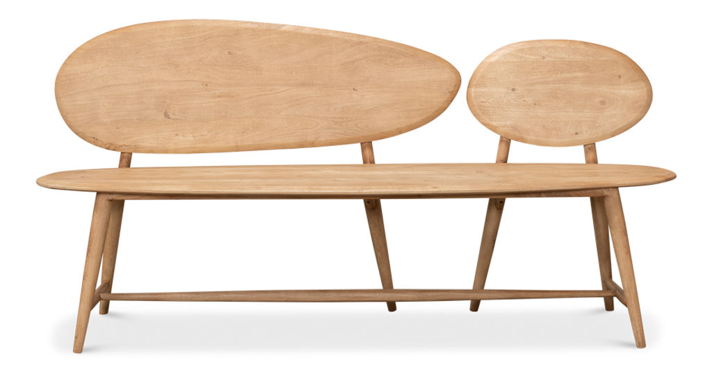 Pebble Wood Bench